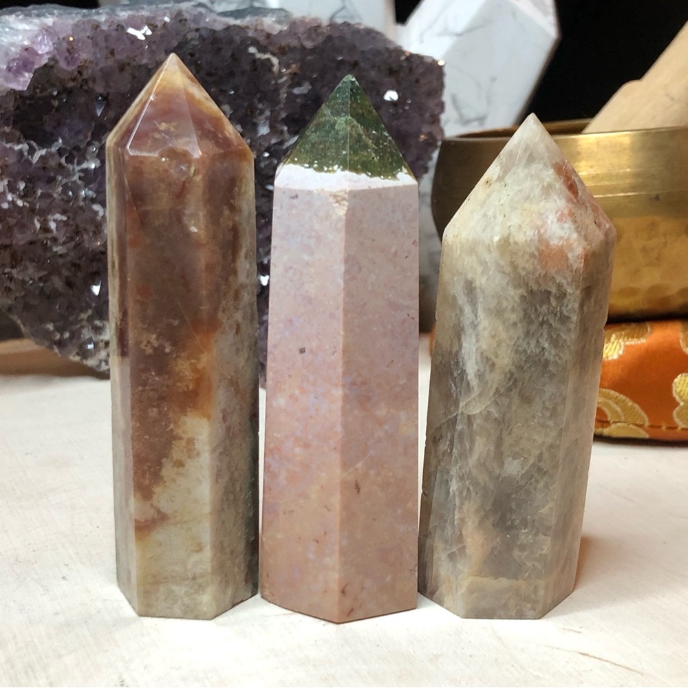 Ocean Jasper x2 & Sunstone/Moonstone Towers